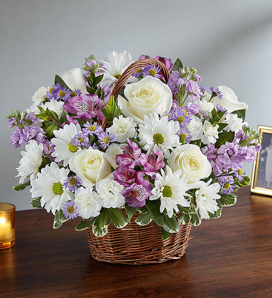 Lavender Spring Basket